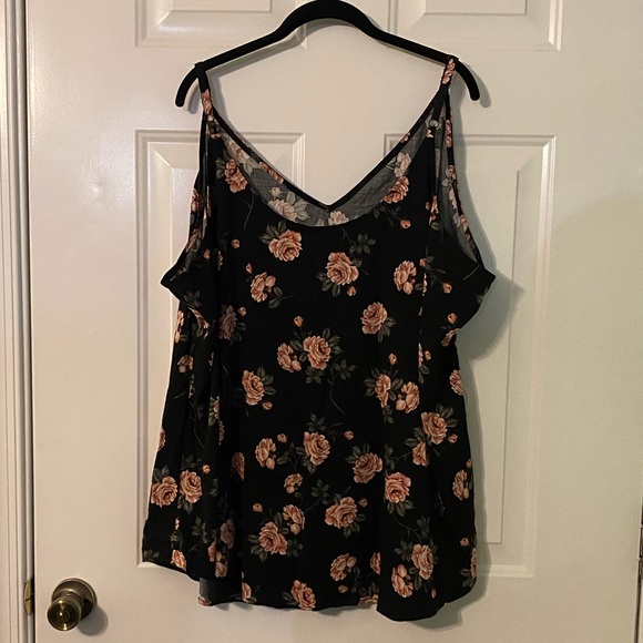 Torrid Floral Strappy Blouse - Picture 2 of 3